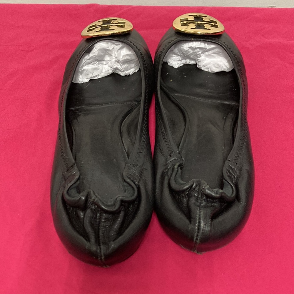 Tory Burch Ballerina Flats Sz 7.5M - Picture 4 of 10